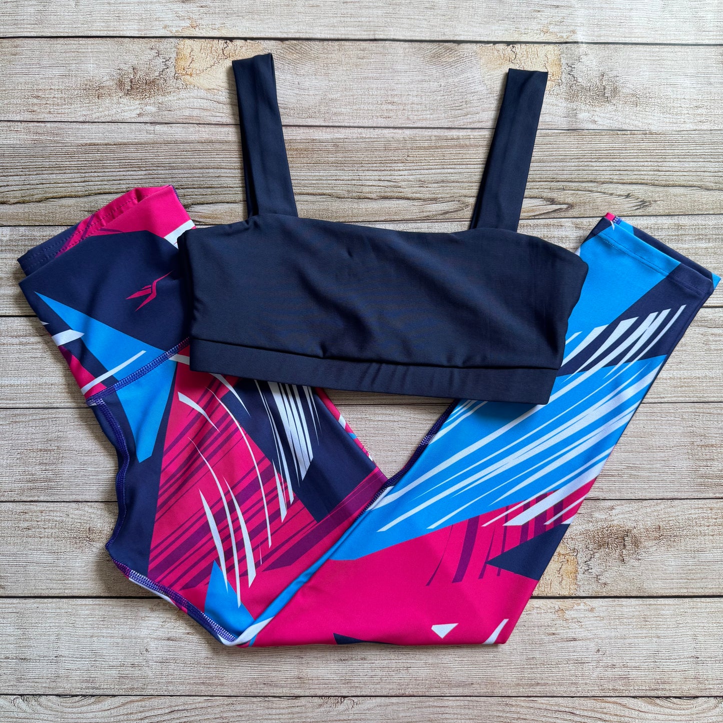 LICRA A172 + TOP OLIVIA AZUL NAVY