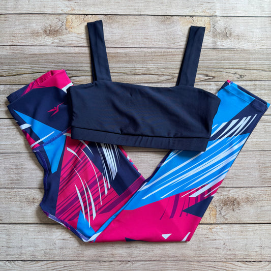 LICRA A172 + TOP OLIVIA AZUL NAVY
