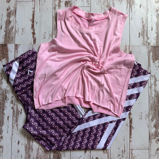 LICRA A172 + BLUSA BLANCO HUESO