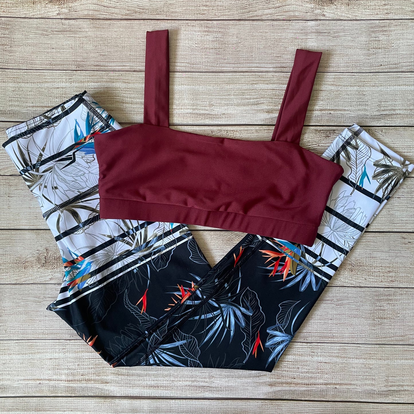 LICRA 174 + TOP OLIVIA VINO