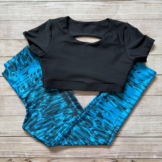 LICRA V06 + TOP SPORTY GLAM NEGRO