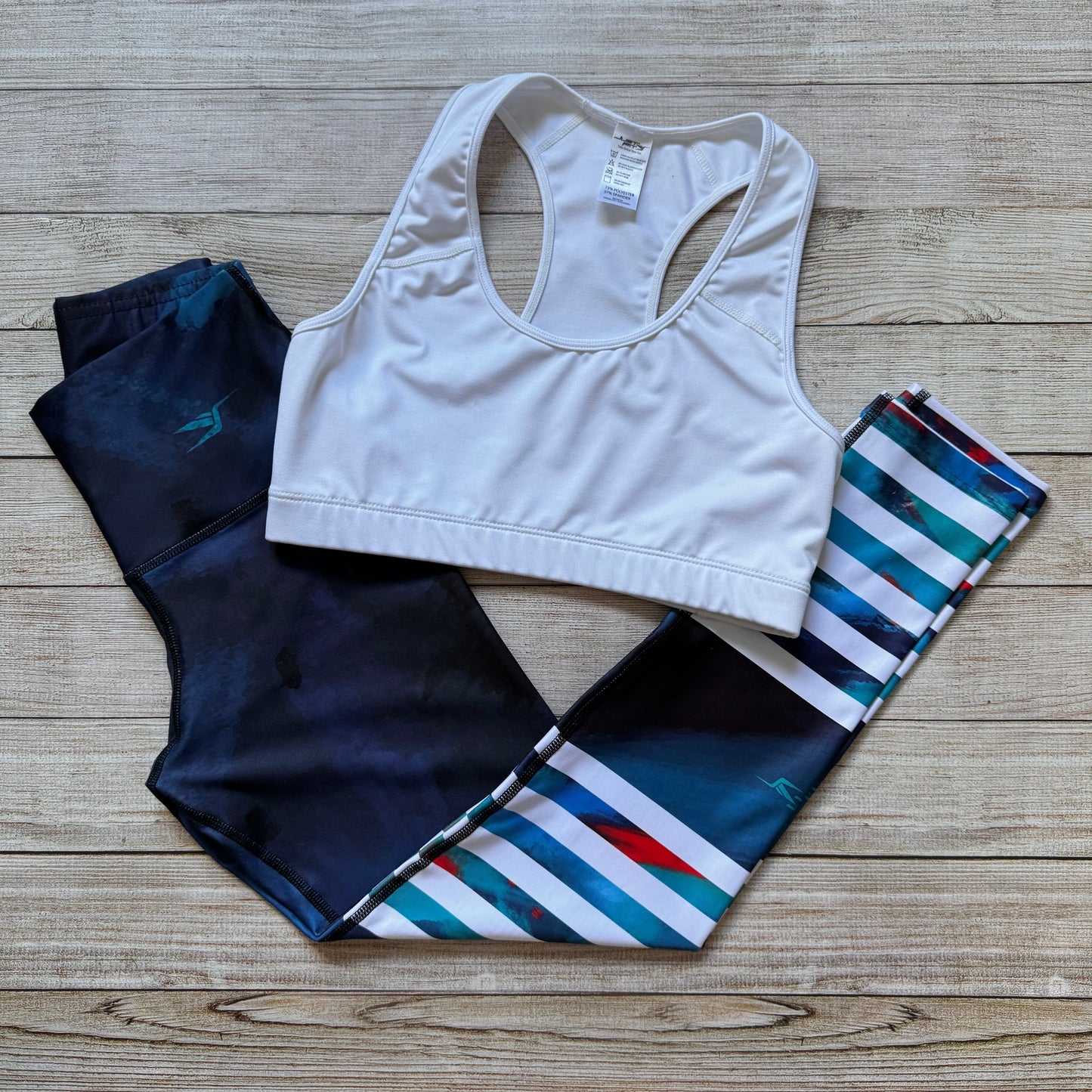 LICRA 571 + TOP MARIAM BLANCO