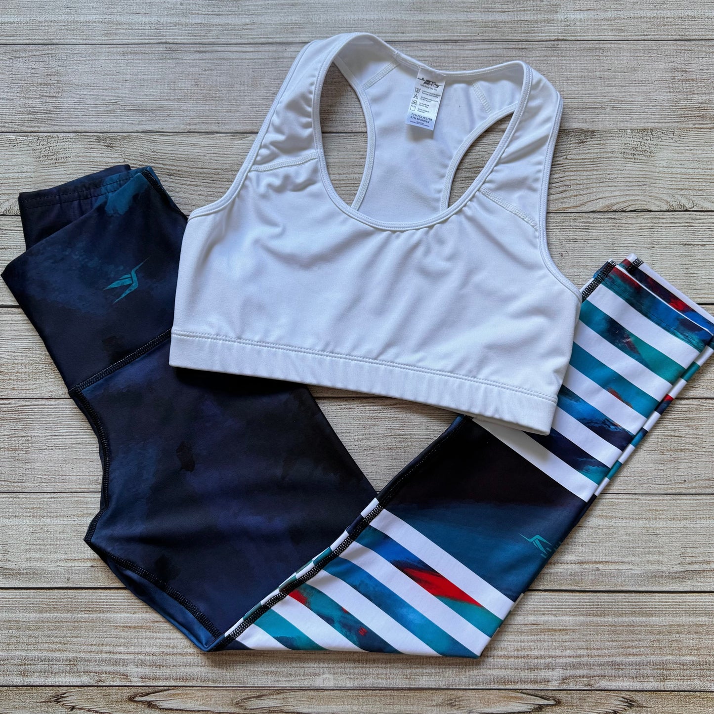 LICRA 571 + TOP MARIAM BLANCO