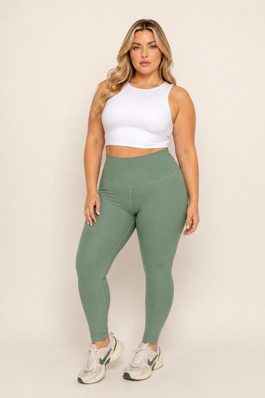 LICRA VERDE OLIVO MATE • L-XL