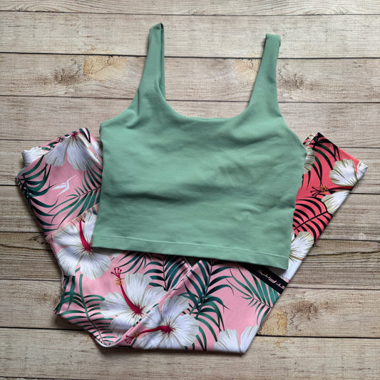 LICRA 473 + TOP HELENA VERDE PASTEL