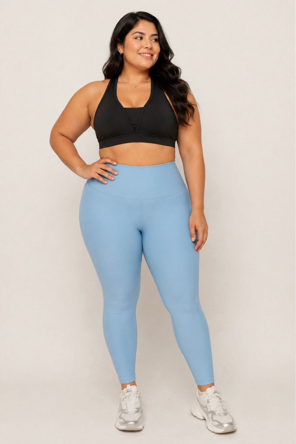 LICRA CELESTE ACERO MATE • L-XL
