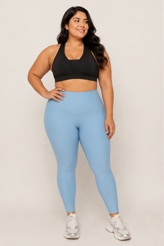 LICRA CELESTE ACERO MATE • L-XL