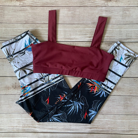LICRA 174 + TOP OLIVIA VINO