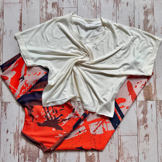 LICRA D09 + BLUSA BLANCO HUESO