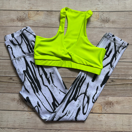 LICRA GRAFITTI + TOP EMMA AMARILLO NEON