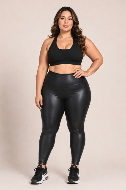 LICRA NEGRO GLOSSY • L-XL